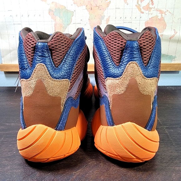 BRAND NEW Adidas Yeezy 500 High Tactile Orange Men's Size 12.0 - Picture 5 of 7